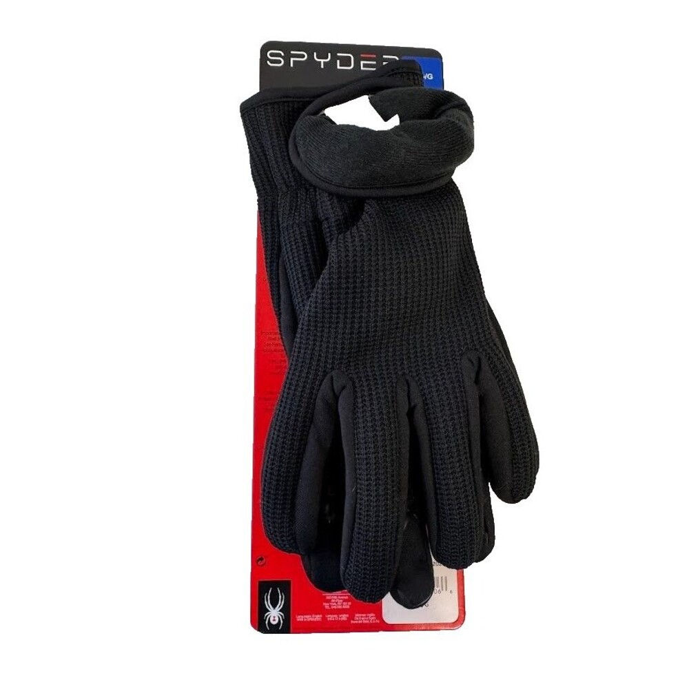 Spyder Core Conduct Touchscreen Gloves Black Size L/G - Picture 8 of 11